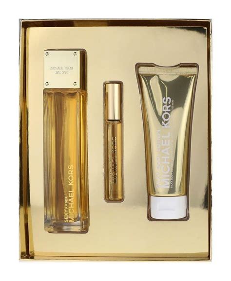 michael kors sexy amber perfume set